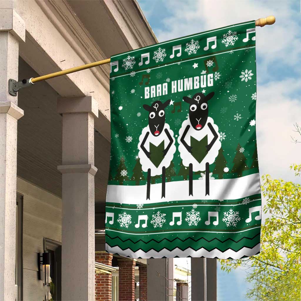 Sheep Baaa Humbug Christmas Garden Flag Xmas Holiday Patterns - Wonder Print Shop