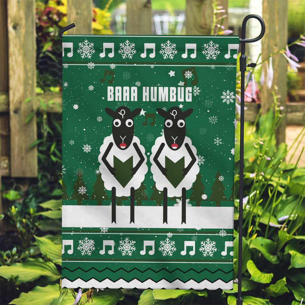 Sheep Baaa Humbug Christmas Garden Flag Xmas Holiday Patterns - Wonder Print Shop