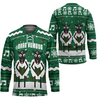 Sheep Baaa Humbug Christmas Hockey Jersey Xmas Holiday Patterns - Wonder Print Shop