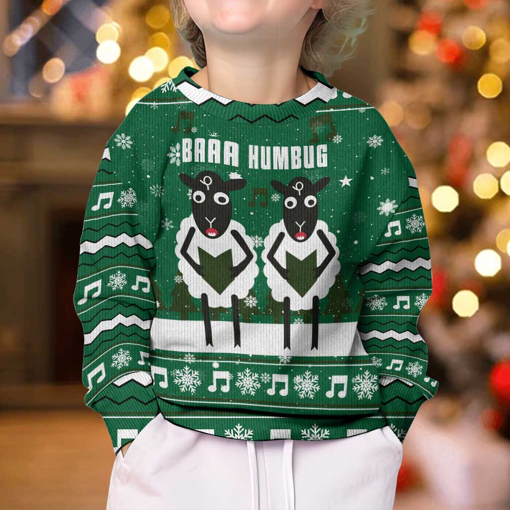 Sheep Baaa Humbug Christmas Kid Ugly Christmas Sweater Xmas Holiday Patterns - Wonder Print Shop