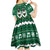 Sheep Baaa Humbug Christmas Kid Short Sleeve Dress Xmas Holiday Patterns - Wonder Print Shop