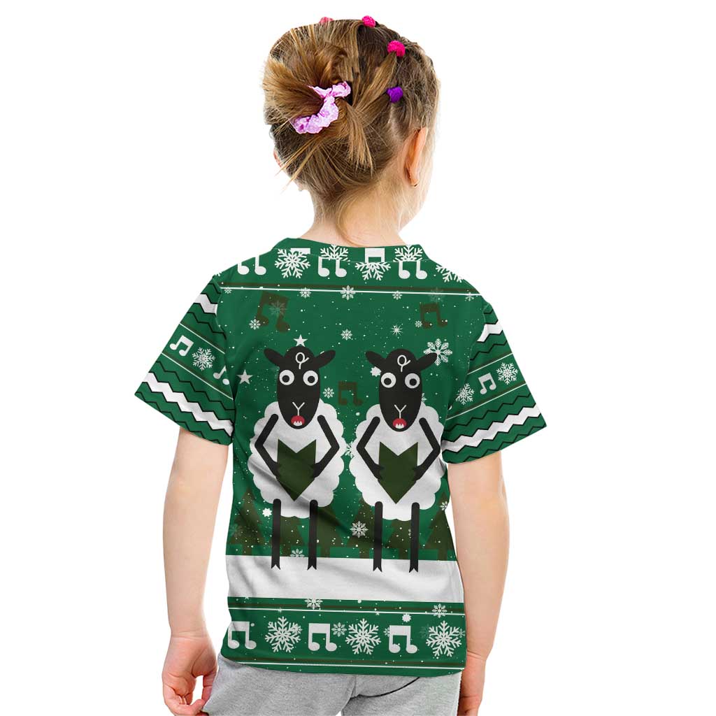 Sheep Baaa Humbug Christmas Kid T Shirt Xmas Holiday Patterns - Wonder Print Shop