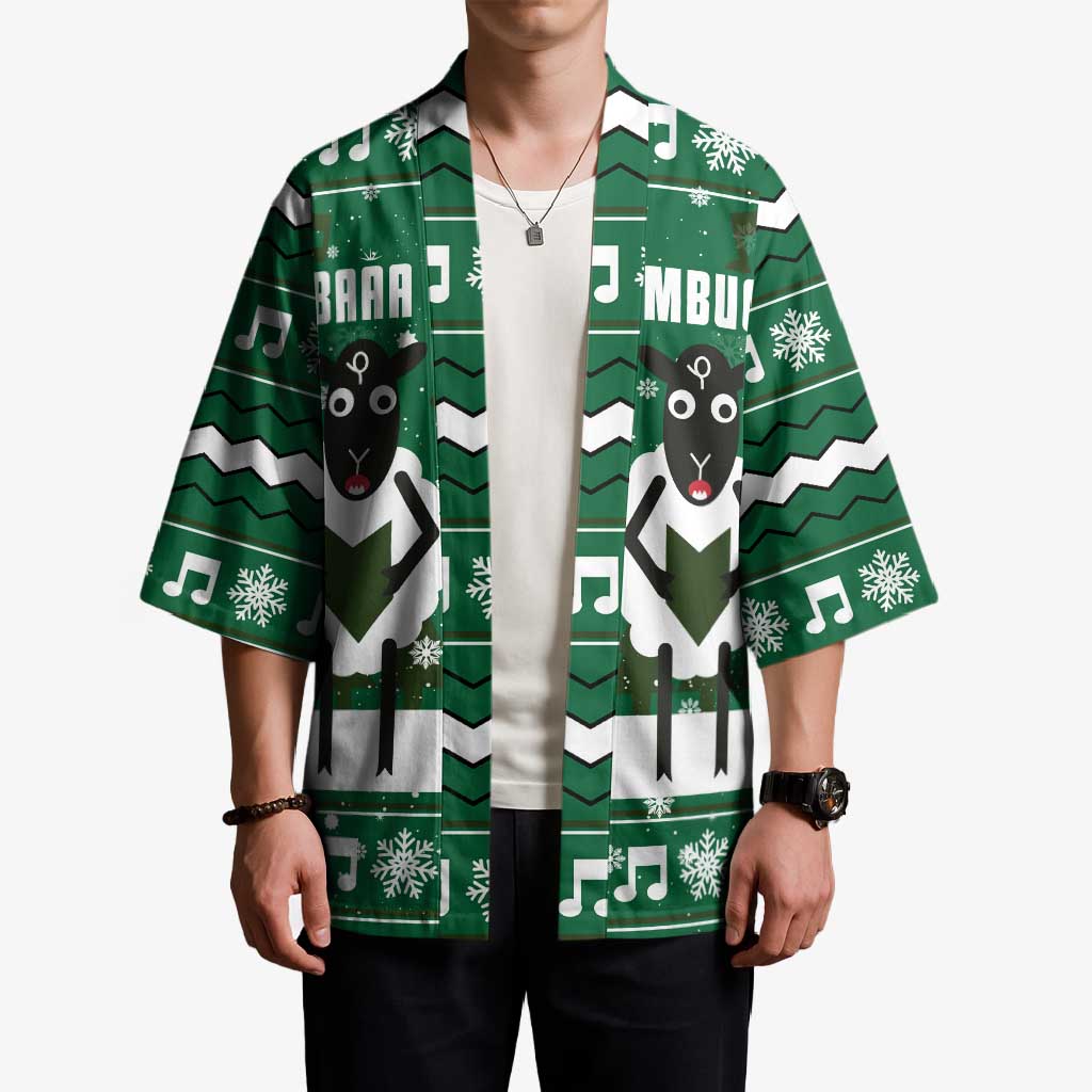 Sheep Baaa Humbug Christmas Kimono Xmas Holiday Patterns - Wonder Print Shop