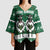 Sheep Baaa Humbug Christmas Kimono Sleeve Blouse Xmas Holiday Patterns - Wonder Print Shop