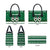 Sheep Baaa Humbug Christmas Leather Bag Xmas Holiday Patterns - Wonder Print Shop