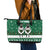 Sheep Baaa Humbug Christmas Leather Tote Bag Xmas Holiday Patterns - Wonder Print Shop