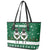 Sheep Baaa Humbug Christmas Leather Tote Bag Xmas Holiday Patterns - Wonder Print Shop