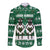 Sheep Baaa Humbug Christmas Long Sleeve Button Shirt Xmas Holiday Patterns - Wonder Print Shop