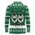 Sheep Baaa Humbug Christmas Long Sleeve Polo Shirt Xmas Holiday Patterns - Wonder Print Shop