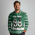 Sheep Baaa Humbug Christmas Long Sleeve Polo Shirt Xmas Holiday Patterns - Wonder Print Shop