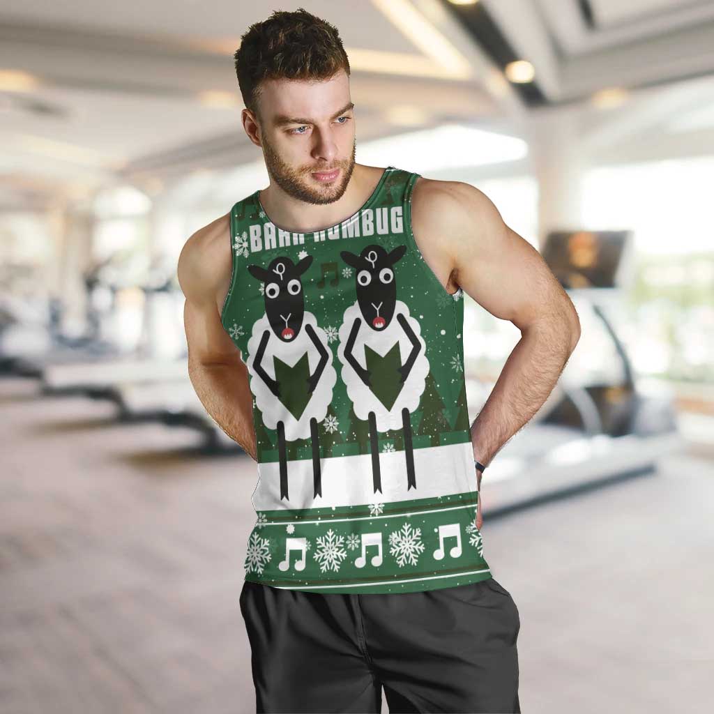 Sheep Baaa Humbug Christmas Men Tank Top Xmas Holiday Patterns - Wonder Print Shop