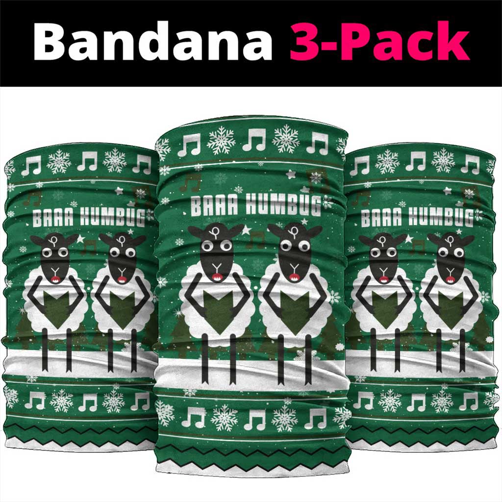 Sheep Baaa Humbug Christmas Neck Gaiter Xmas Holiday Patterns - Wonder Print Shop