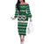 Sheep Baaa Humbug Christmas Off The Shoulder Long Sleeve Dress Xmas Holiday Patterns - Wonder Print Shop