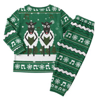 Sheep Baaa Humbug Christmas Pajama Set Xmas Holiday Patterns - Wonder Print Shop