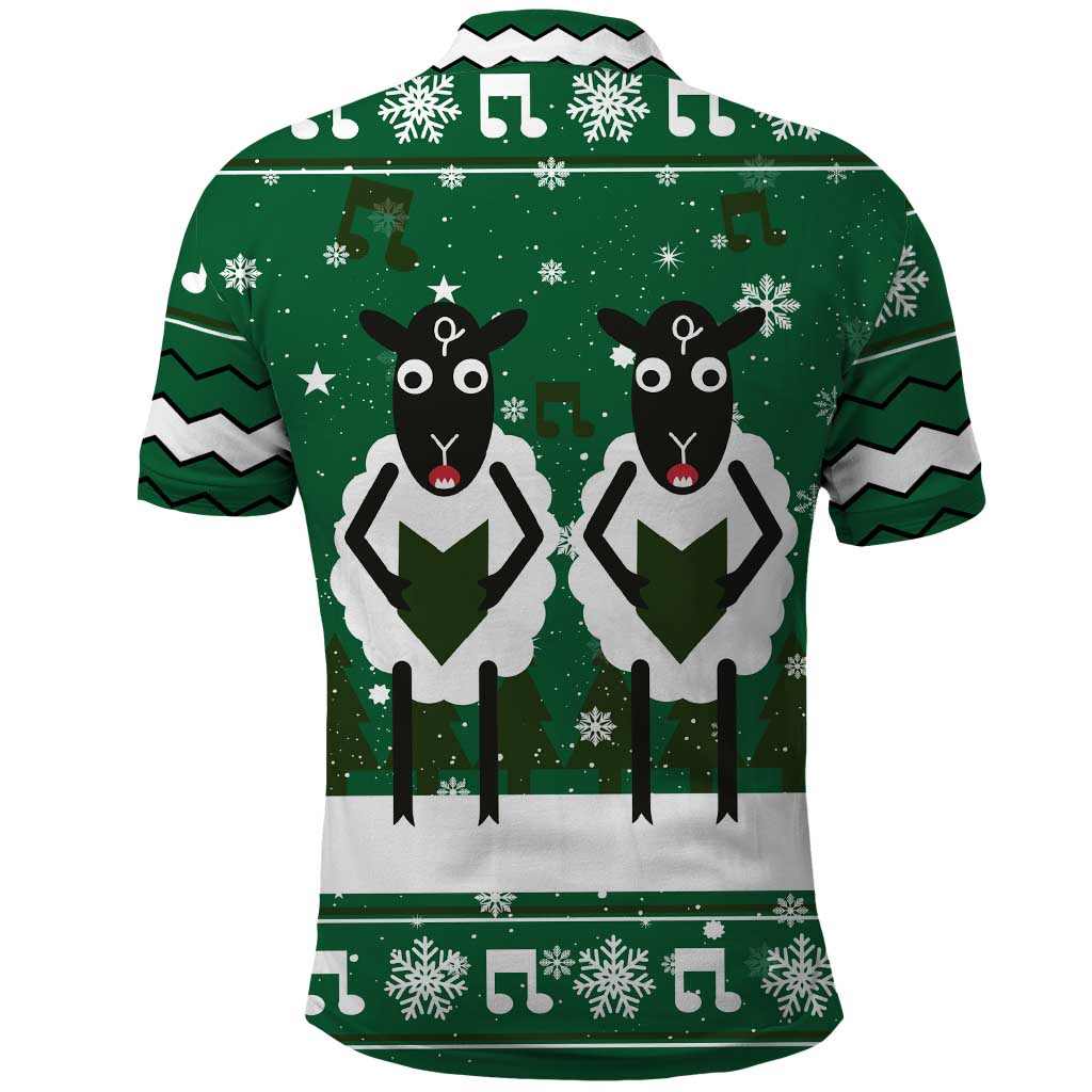 Sheep Baaa Humbug Christmas Polo Shirt Xmas Holiday Patterns - Wonder Print Shop