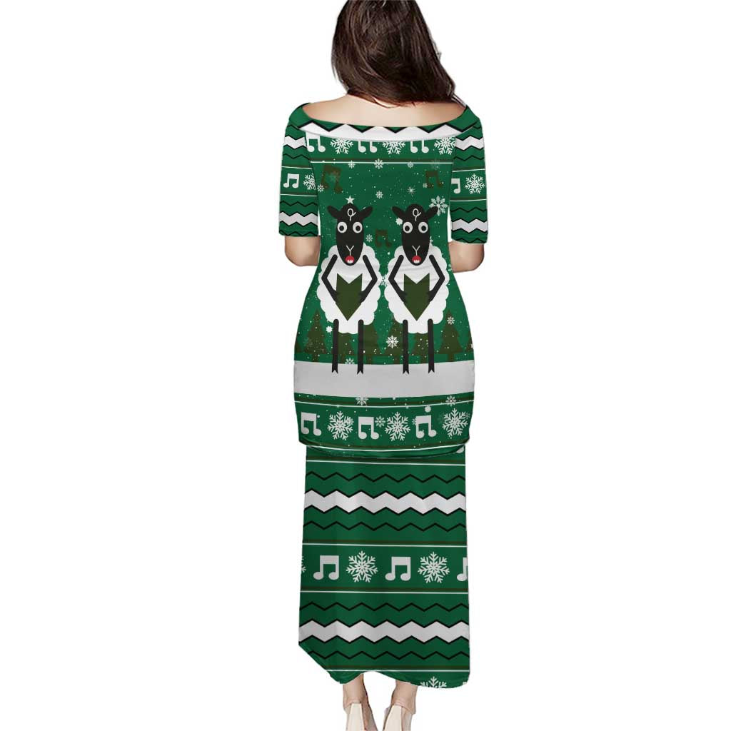 Sheep Baaa Humbug Christmas Puletasi Xmas Holiday Patterns - Wonder Print Shop