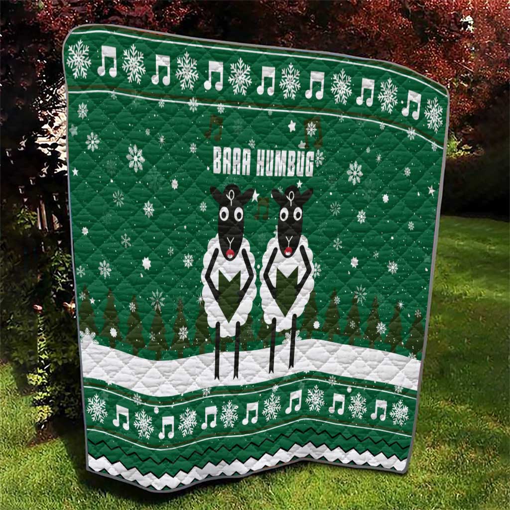 Sheep Baaa Humbug Christmas Quilt Xmas Holiday Patterns - Wonder Print Shop