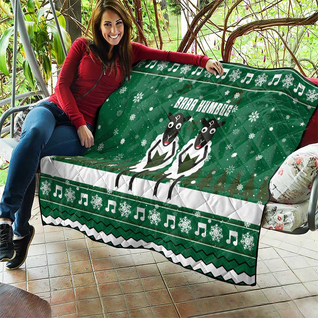 Sheep Baaa Humbug Christmas Quilt Xmas Holiday Patterns - Wonder Print Shop