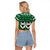 Sheep Baaa Humbug Christmas Raglan Cropped T Shirt Xmas Holiday Patterns - Wonder Print Shop
