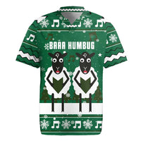 Sheep Baaa Humbug Christmas Rugby Jersey Xmas Holiday Patterns - Wonder Print Shop