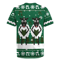 Sheep Baaa Humbug Christmas Rugby Jersey Xmas Holiday Patterns - Wonder Print Shop