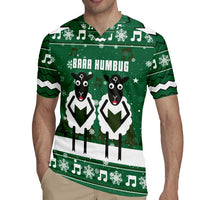 Sheep Baaa Humbug Christmas Rugby Jersey Xmas Holiday Patterns - Wonder Print Shop