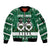Sheep Baaa Humbug Christmas Sleeve Zip Bomber Jacket Xmas Holiday Patterns - Wonder Print Shop