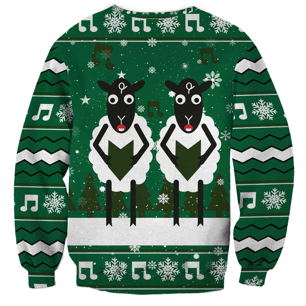 Sheep Baaa Humbug Christmas Sweatshirt Xmas Holiday Patterns - Wonder Print Shop