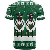 Sheep Baaa Humbug Christmas T Shirt Xmas Holiday Patterns - Wonder Print Shop