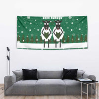 Sheep Baaa Humbug Christmas Tapestry Xmas Holiday Patterns - Wonder Print Shop