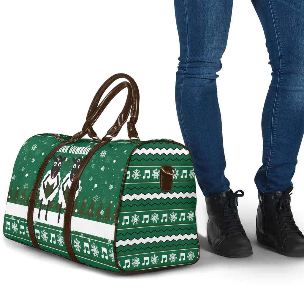 Sheep Baaa Humbug Christmas Travel Bag Xmas Holiday Patterns - Wonder Print Shop