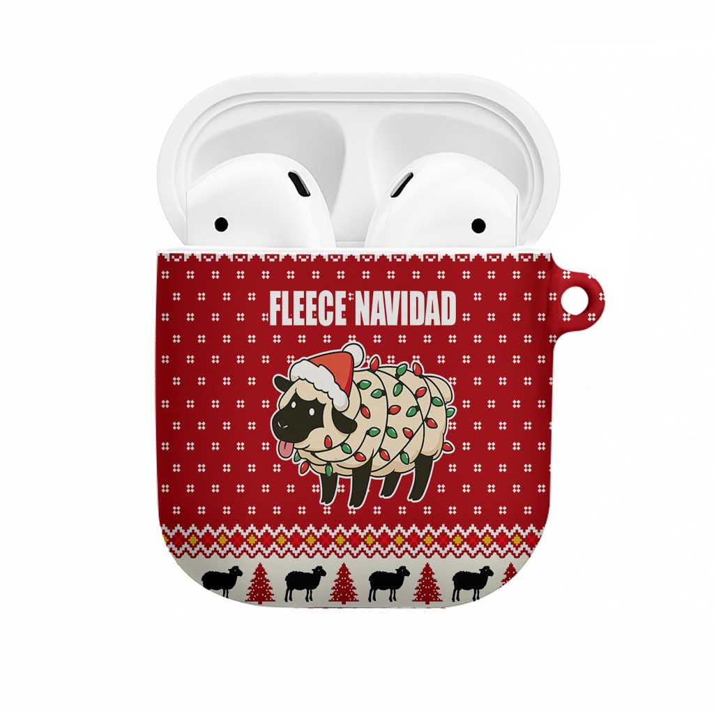 Sheep Merry Christmas AirPods Case Xmas Holiday Patterns - Wonder Print Shop