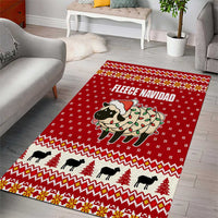 Sheep Merry Christmas Area Rug Xmas Holiday Patterns - Wonder Print Shop