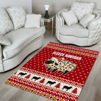 Sheep Merry Christmas Area Rug Xmas Holiday Patterns - Wonder Print Shop
