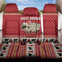 Sheep Merry Christmas Back Car Seat Cover Xmas Holiday Patterns - Wonder Print Shop