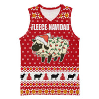 Sheep Merry Christmas Basketball Jersey Xmas Holiday Patterns - Wonder Print Shop