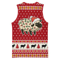 Sheep Merry Christmas Basketball Jersey Xmas Holiday Patterns - Wonder Print Shop