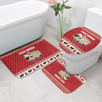 Sheep Merry Christmas Bathroom Set Xmas Holiday Patterns - Wonder Print Shop