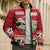 Sheep Merry Christmas Bomber Puffer Jacket Xmas Holiday Patterns - Wonder Print Shop