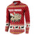 Sheep Merry Christmas Button Sweatshirt Xmas Holiday Patterns - Wonder Print Shop