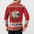 Sheep Merry Christmas Button Sweatshirt Xmas Holiday Patterns - Wonder Print Shop