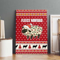 Sheep Merry Christmas Canvas Wall Art Xmas Holiday Patterns - Wonder Print Shop