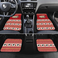 Sheep Merry Christmas Car Mats Xmas Holiday Patterns - Wonder Print Shop
