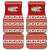 Sheep Merry Christmas Car Mats Xmas Holiday Patterns - Wonder Print Shop