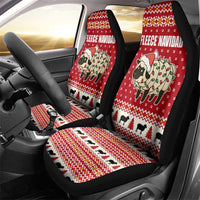 Sheep Merry Christmas Car Seat Cover Xmas Holiday Patterns - Wonder Print Shop