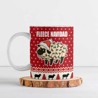 Sheep Merry Christmas Ceramic Mug Xmas Holiday Patterns - Wonder Print Shop