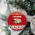 Sheep Merry Christmas Ceramic Ornament Xmas Holiday Patterns - Wonder Print Shop