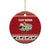 Sheep Merry Christmas Ceramic Ornament Xmas Holiday Patterns - Wonder Print Shop