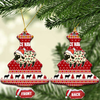 Sheep Merry Christmas Ceramic Ornament Xmas Holiday Patterns - Wonder Print Shop