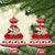 Sheep Merry Christmas Ceramic Ornament Xmas Holiday Patterns - Wonder Print Shop